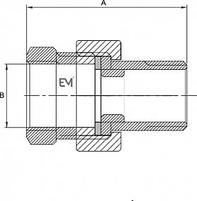 Šroubení radiátorové přímé (R51)